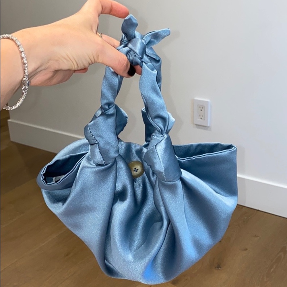 Blue Silk Bag